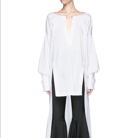 Esteban Cortazar long peasant shirt dress 36 - Main Image